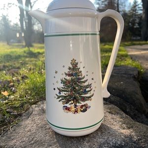 Vintage nikko ceramics thermo holiday coffee pitcher